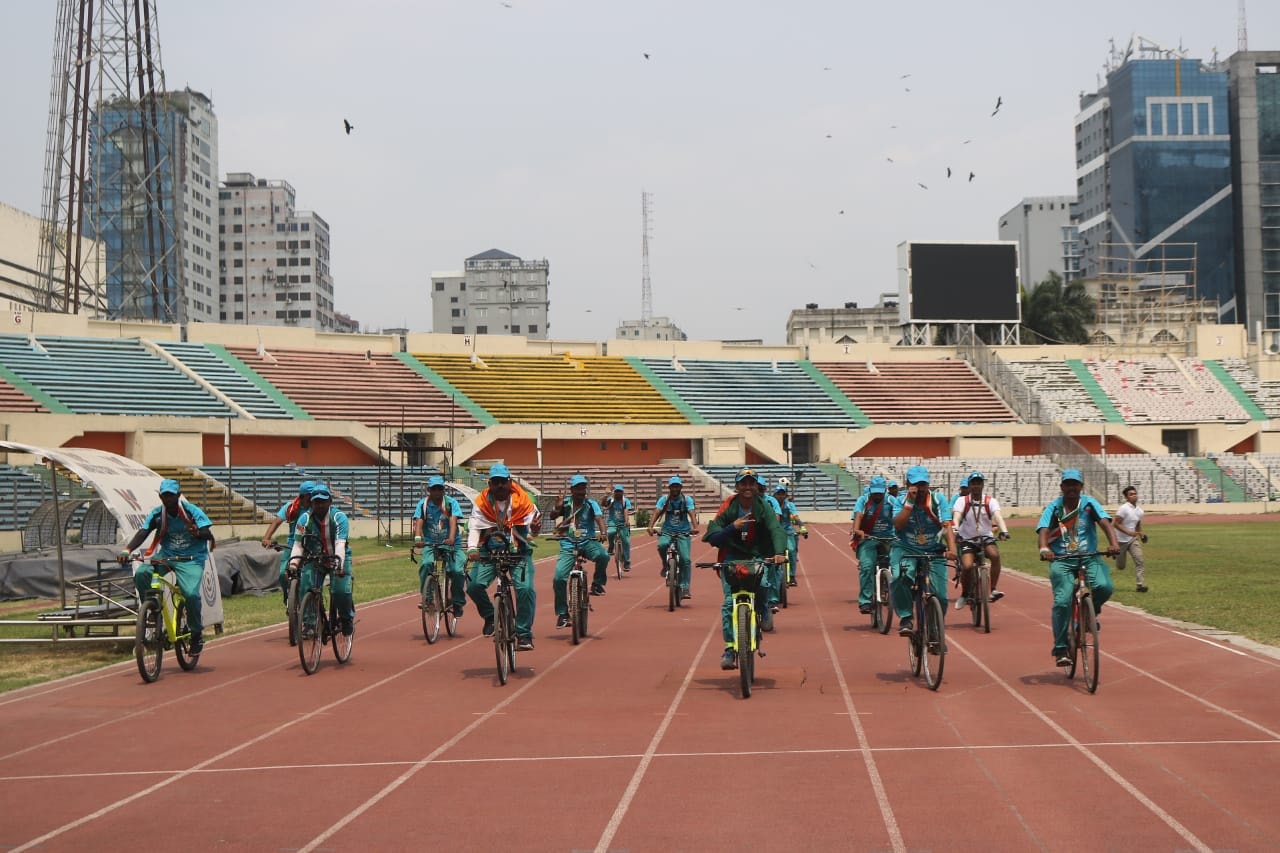 মাদক বিরোধী বাংলাদেশ-ভারত সাইকেল র‌্যালী