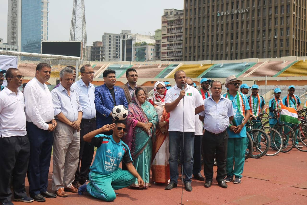 মাদক বিরোধী বাংলাদেশ-ভারত সাইকেল র‌্যালী